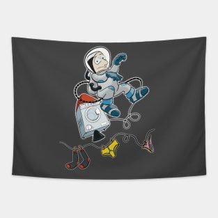 Cartoon Spaceman Tapestry