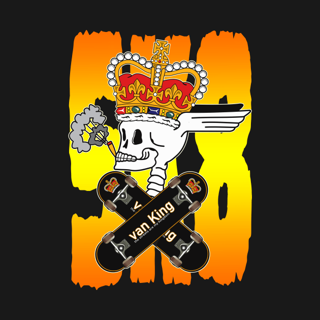 van King - King Royal Skull SK8 - The Streets Are My Kingdom by vanKing