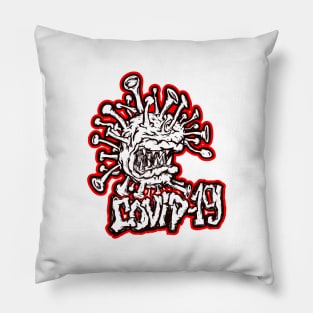 Angry COVID-19 Corona Virus Pillow