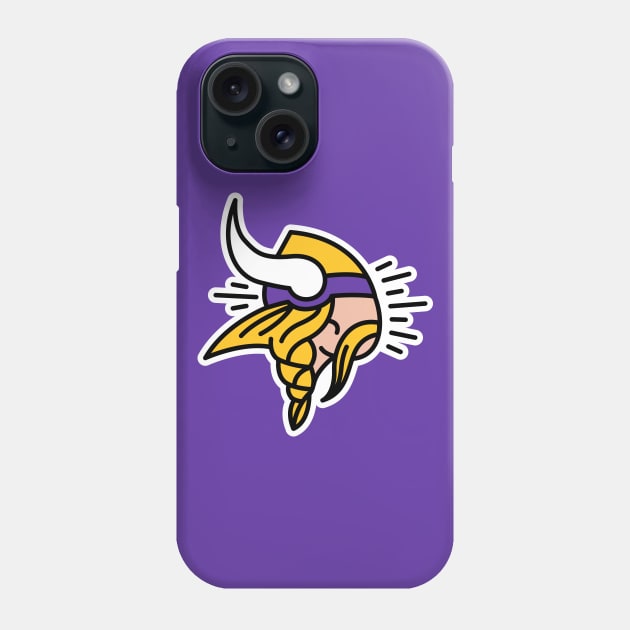 Pop SKOL Minnesota Logo Phone Case by Carl Cordes