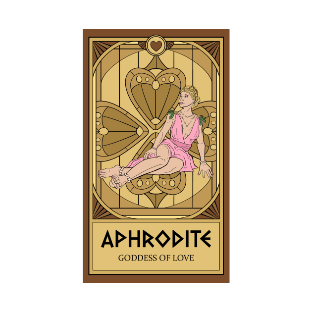 Aphrodite Tarot Card by katieclouds