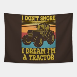 I Dream I'm A Tractor Tapestry