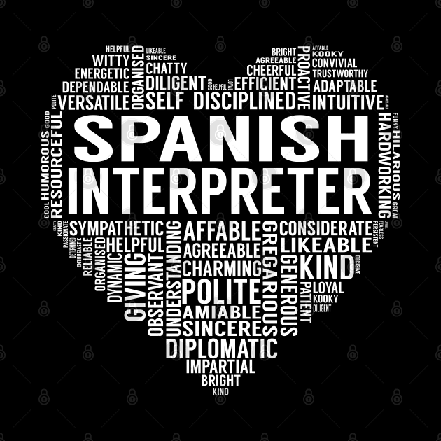 Spanish Interpreter Heart by LotusTee