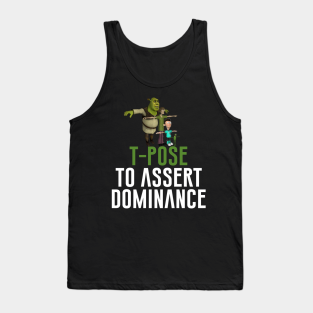 T Pose Tank Tops Teepublic - kermit t pose roblox