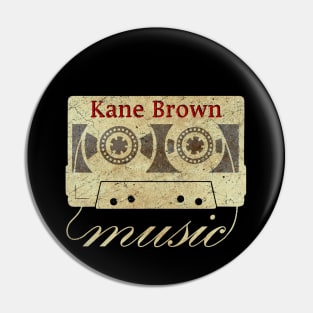 cassette tape vintage Kane Brown Pin