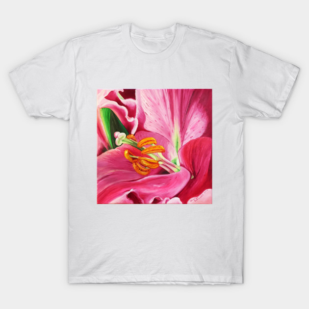 Lily Acrylic Painting Lily T Shirt Teepublic