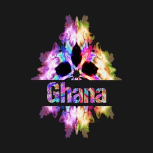 Ghana gift tie dye watercolor T-Shirt