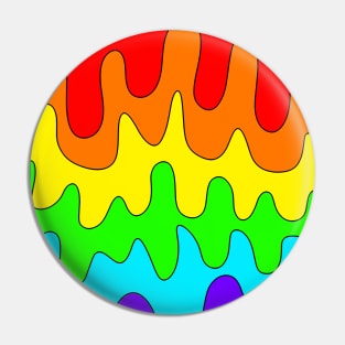 Rainbow drips Pin