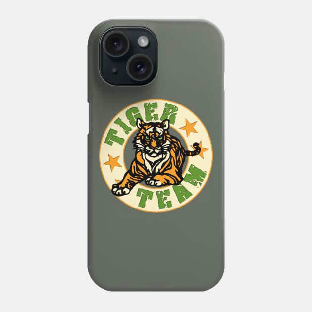 Tiger Team Phone Case by MatchbookGraphics