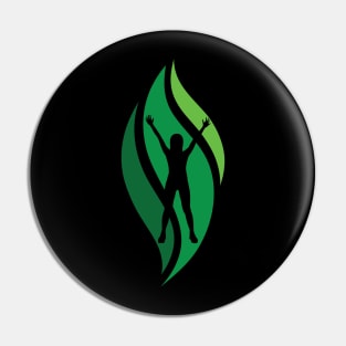 Green Life Pin