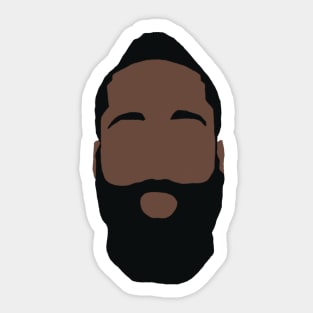 James Harden White Rockets Jersey Sticker for Sale by