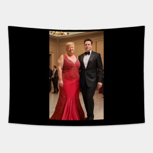Elon Musk & Donald Trump Prom Dates Tapestry