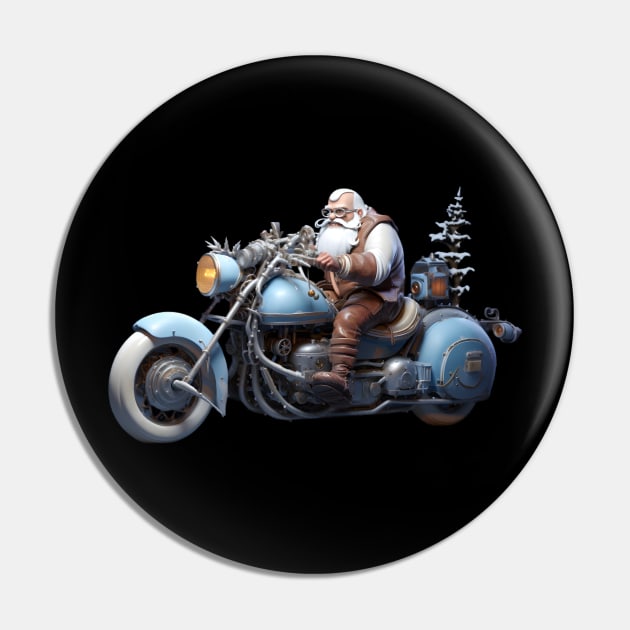 Santa's Day Off Pin by Mistywisp