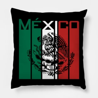 Playera Mexico Dia de la Independencia Mexicana bandera de Mexico Pillow