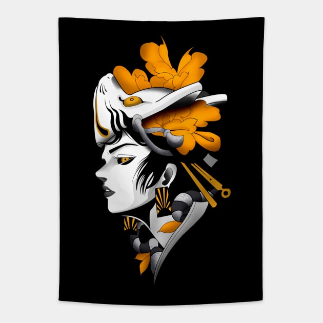 Kunoichi Tapestry by Glitch Estudio