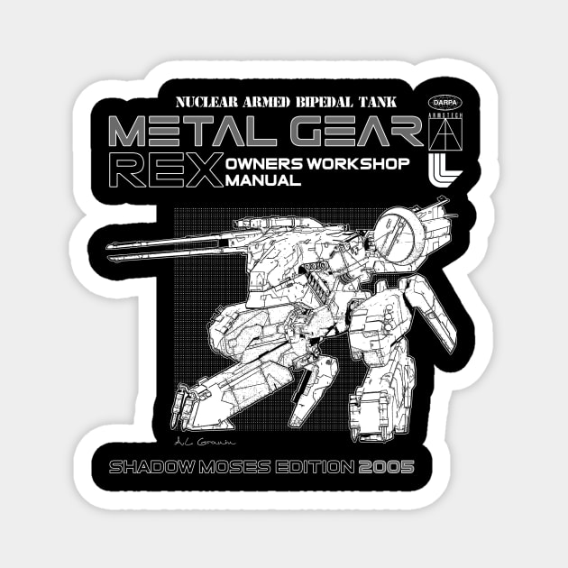 Metal Gear Rex Manual Magnet by Bevatron