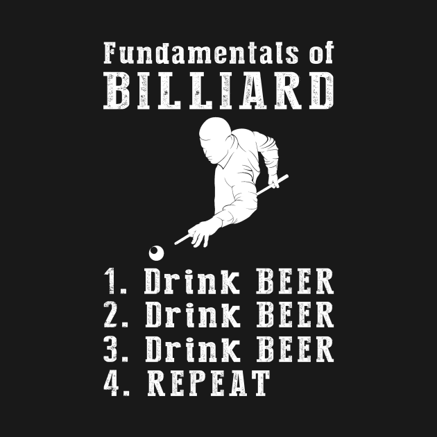 Billiards & Beer: The Perfect Combination Tee by MKGift