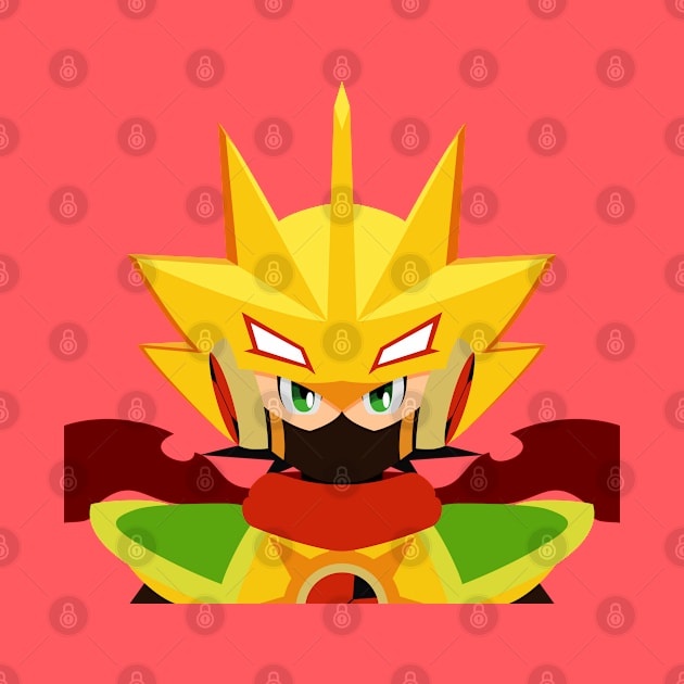 Sol Cross Mega Man by turpinator