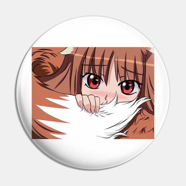 Holo Embarrassed Pin by KokoroPopShop