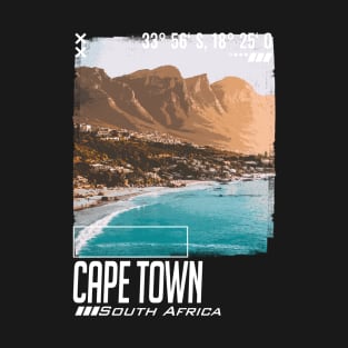 Cape Town Beach Minimalistic T-Shirt T-Shirt