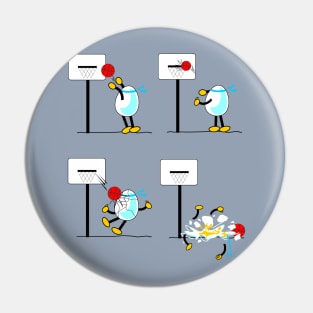 Egg Sports Academy- Basketball Pin