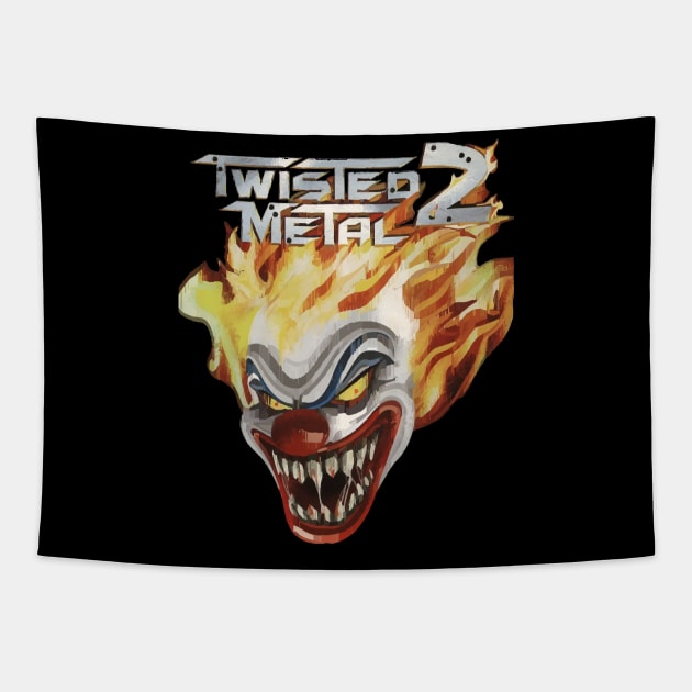 Twisted Metal 2 1996 Tapestry by talida_illustration