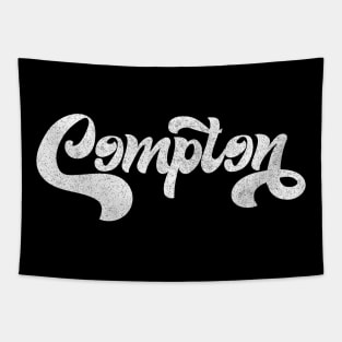 Compton / Retro Faded Style Design Tapestry