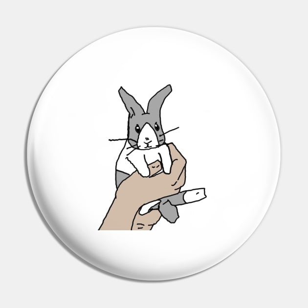 Rabbit Pin by Noamdelf06