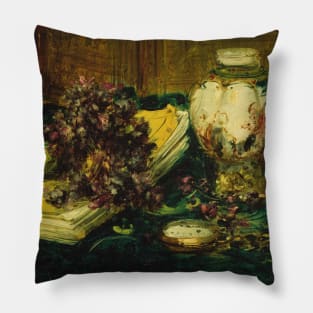 Violets by Antoine Vollon Pillow