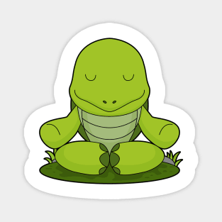 Turtle Yoga Meditation Magnet