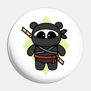 Ninja Panda by Amanda Roos Pin