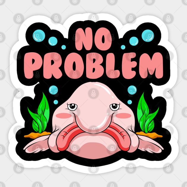 Blob Fish Sticker for Sale by SillyFun