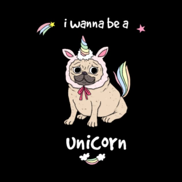 I wanna be a unicorn funny unicorn shirt gift by Kink4on