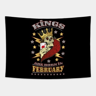 Kings are born in February Tapestry