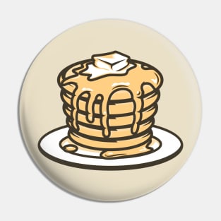 Pancake Stack Syrup and Butter Pin