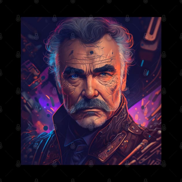 Burt Reynolds Digital art Illustration - FanArt by Pezzolano