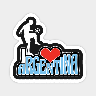 I Love Argentina - Football Qatar 2022 Magnet