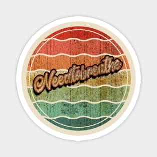 Retro Vintage Needtobreathe Magnet