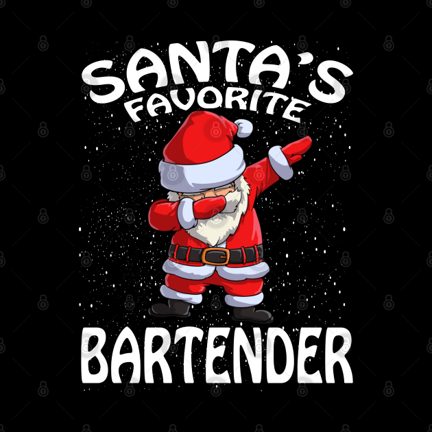 Santas Favorite Bartender Christmas by intelus