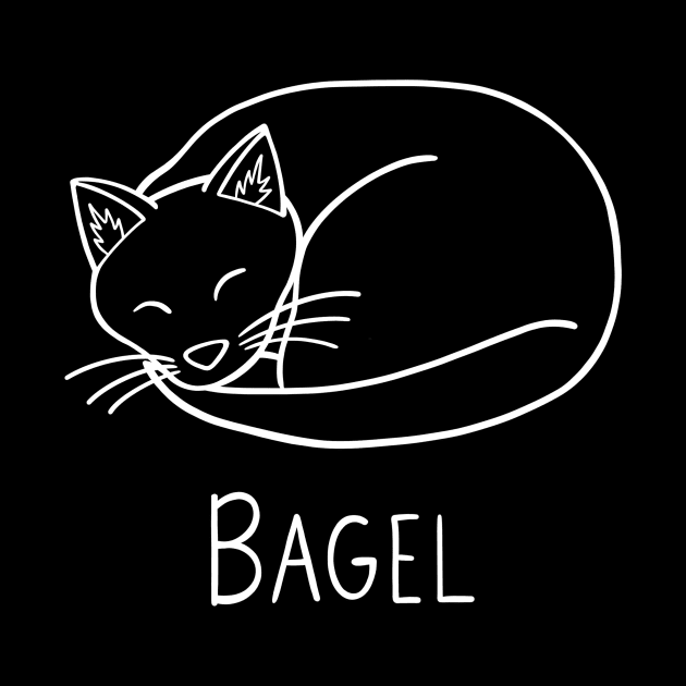 Bagel (white) by carolinewillustration