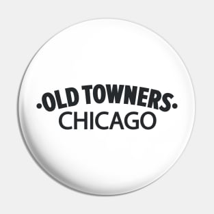 Old Towners Chicago Minimal Logo Design - Chicago Neighborhood Series Pin