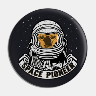 Monkey Astronaut Pin