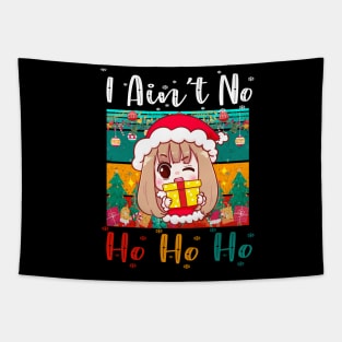 Funny vintage I Ain't No Ho Ho Ho Christmas Holiday women's PAJAMAS Tapestry