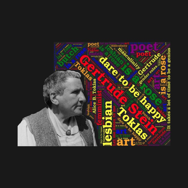 Gertrude Stein lesbian feminist icon by irresolute-drab