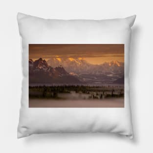 Moods Of Denali Pillow