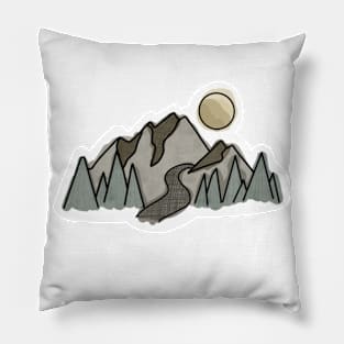 Mini Mountains Pillow