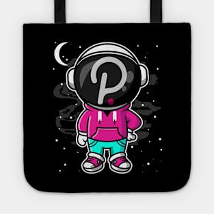 Hiphop Astronaut Polkadot DOT To The Moon Crypto Token Cryptocurrency Wallet Birthday Gift For Men Women Kids Tote