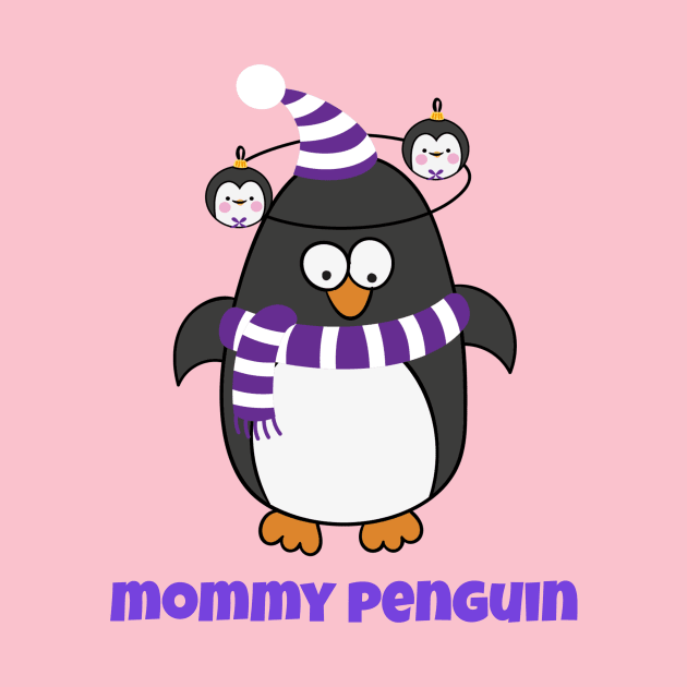 Christmas Penguin Pajama Animal Costume Mommy Penguin Shirt T-Shirt by DDJOY Perfect Gift Shirts