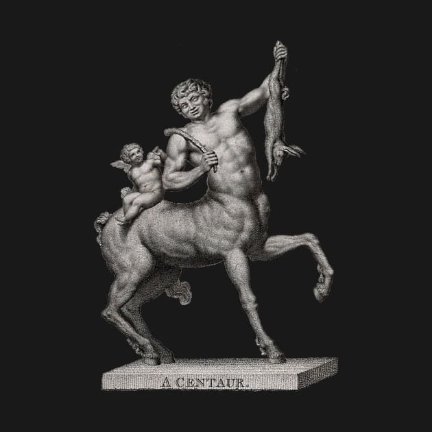 A Centaur with Cupid, Jean Condé. 1794 by nickedenholm