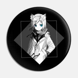 Anime/Manga girl with blue eyes Pin